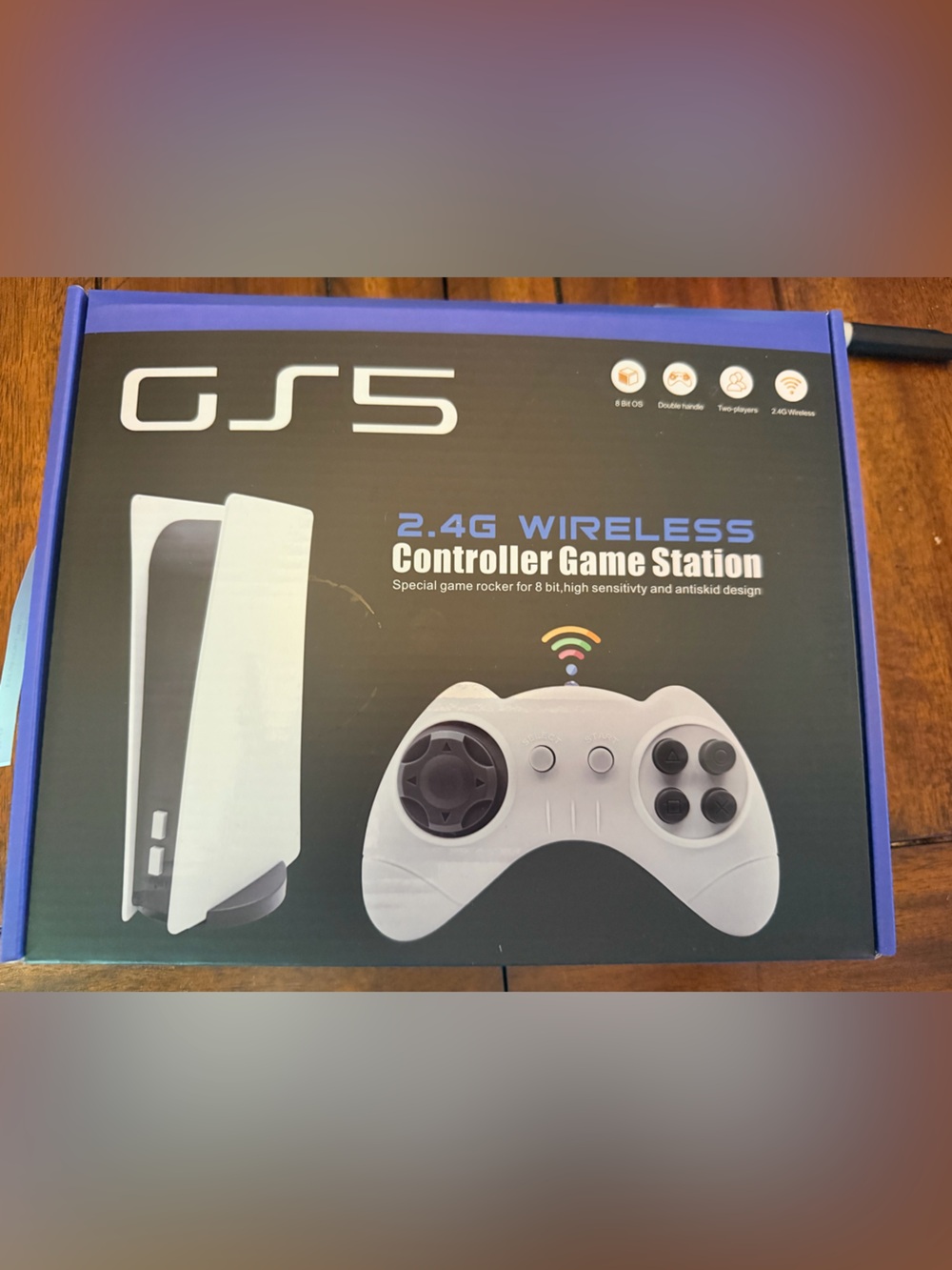 White 2.4G GS5 Wireless Game Station